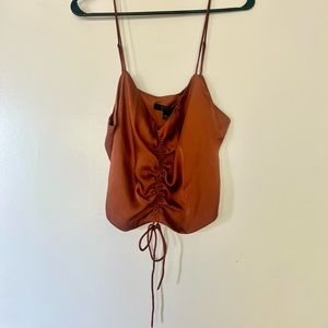 ALLSAINTS Alexia Top in Bronze in US 10 size !